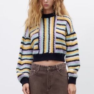Zara Striped Knit Sweater